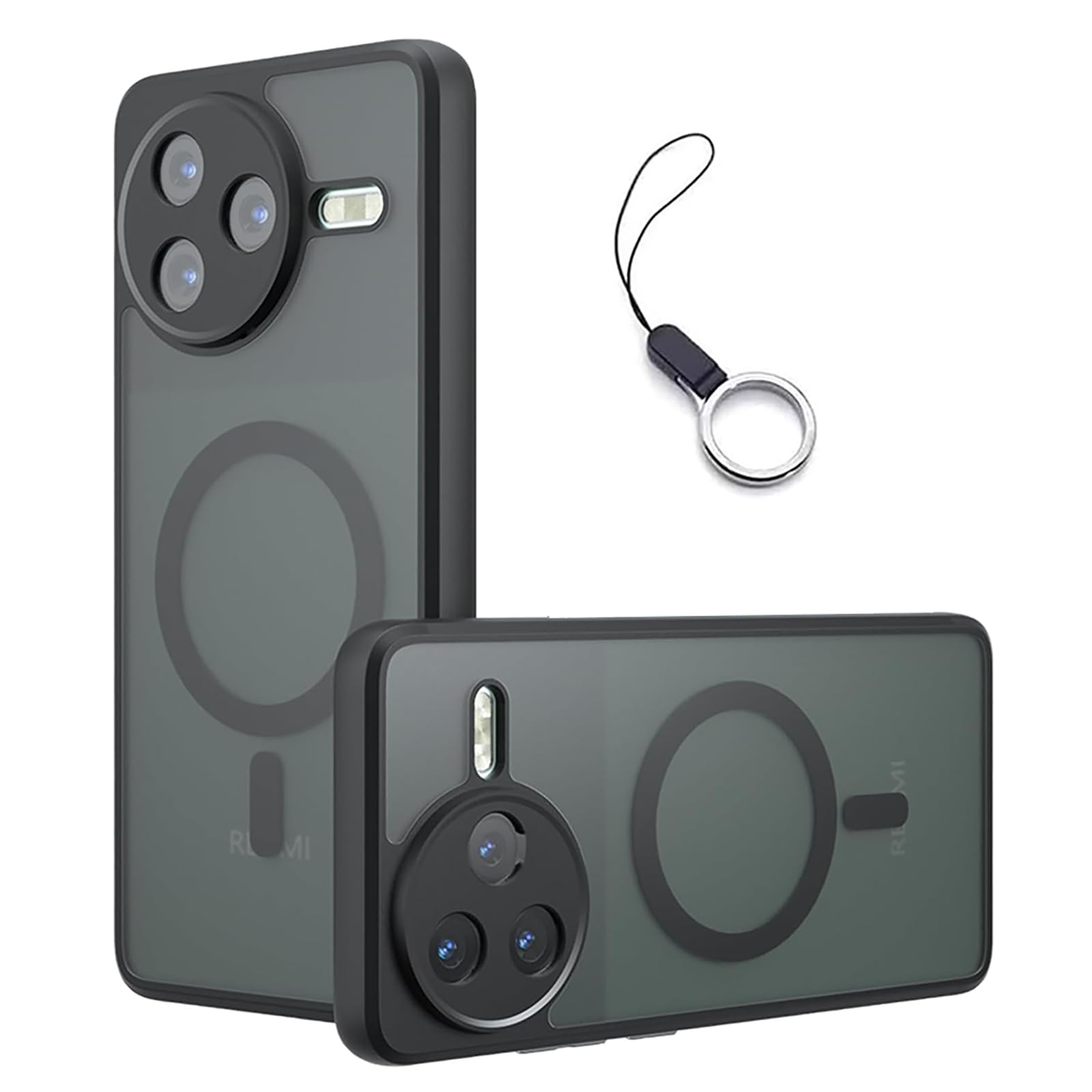 Amazon.co.jp: Xiaomi POCO F7 Pro ケースマット感 半透明 MagSafe対応